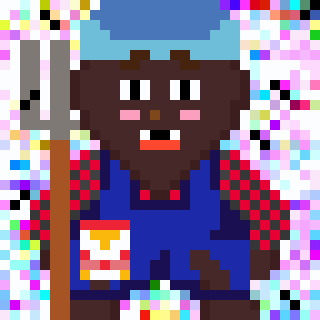 Pixel Bubbie #4 — animated pixel-art NFT character
