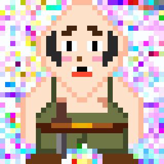 Pixel Bubbie #71 — animated pixel-art NFT character